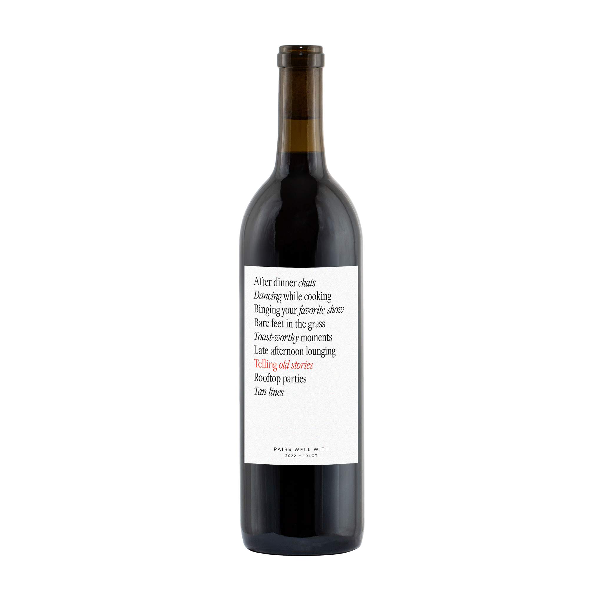 2022 Pairs Well With Merlot