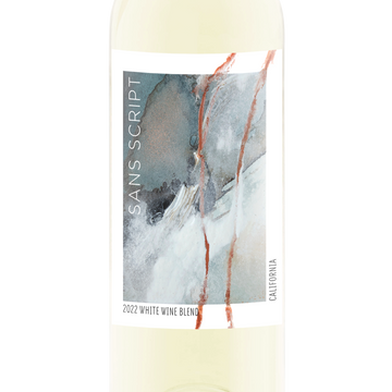 2022 Sans Script White Blend