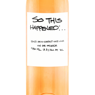 2021 So This Happened® Orange Wine
